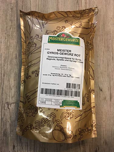 Meister Gyros-Gewürz rot 1 kg Beutel 1A Spitzenqualität Meister Gyros-Gewürz rot 1 kg Beutel 1A Spitzenqualität von Dagema eG