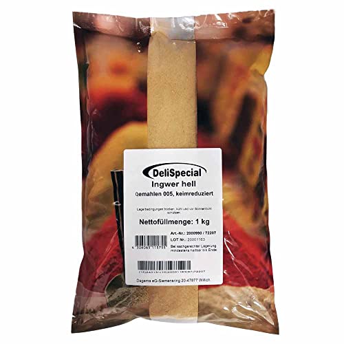 Ingwer hell gemahlen 1 kg Beutel Ingwer hell gemahlen 1 kg Beutel von Dagema