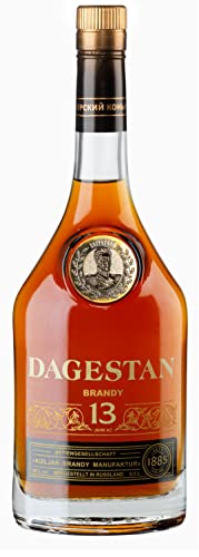 Dagestan | Russian Brandy | 500 ml | 13 Jahre | vollmundiger, komplexer Geschmack | Kizljar Destillery von Dagestan