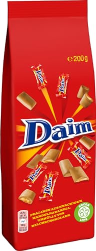 Daim Pralinen 15 x 200 g – knackiger Mandelkaramell umhüllt von feinster Milchschokolade – einzigartig leckere schwedische Süßigkeit aus natürlichen Zutaten von Daim