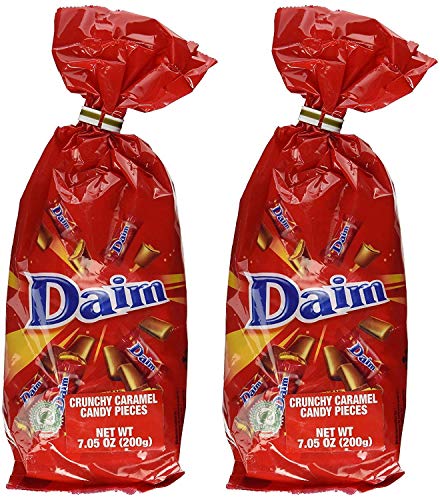 Daim Schokoladentüten – 200 g einzeln verpackte Daim-Pralinen, 2 Stück von Daim