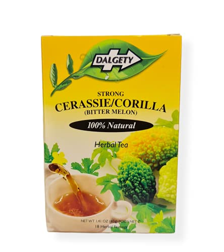 Dalgety Cerassie/Corilla Kräutertee – 100 % natürlich maximale Stärke – 40 g Box mit 18 Kräuterbeuteln. Dalgety Cerassie/Corilla Kräutertee – 100 % natürlich maximale Stärke – 40 g Box mit 18 Kräuterbeuteln. von Dalgety