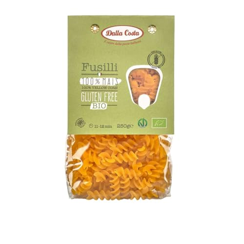 Dalla Costa Fusilli 100% Gelbmais glutenfrei Bio. Made in Italy. Sparpackung 8x250 Gramm Dalla Costa Fusilli 100% Gelbmais glutenfrei Bio. Made in Italy. Sparpackung 8x250 Gramm von Dalla Costa