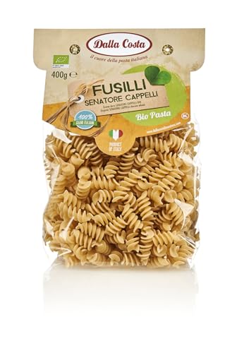 Dalla Costa Fusilli Grieß Senator Hüte Bio Sparpack 12x400 Gramm von Dalla Costa