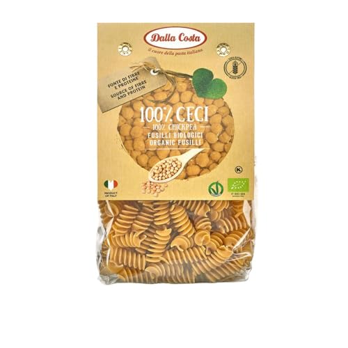 Dalla Costa Fusilli-Pasta 100% Kichererbsen glutenfrei Bio. Made in Italy. Sparpackung 8x250 Gramm Dalla Costa Fusilli-Pasta 100% Kichererbsen glutenfrei Bio. Made in Italy. Sparpackung 8x250 Gramm von Dalla Costa