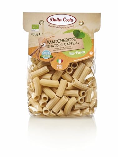 Dalla Costa Makkaroni Grieß Senator Hüte Bio Sparpack 12 x 400 Gramm von Dalla Costa