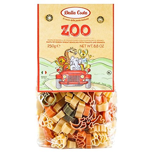 Dalla Costa Tri-Color Zoo Pasta 250g von Dalla Costa