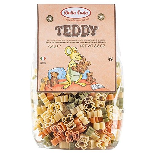 Dalla Costa Tri-Colour Teddy Pasta 250g von Dalla Costa