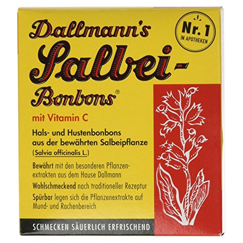 Dallmann´s Salbei-Bonbons mit Vitamin C, 20 Stück, 37 g Dallmann´s Salbei-Bonbons mit Vitamin C, 20 Stück, 37 g von Dallmann´s