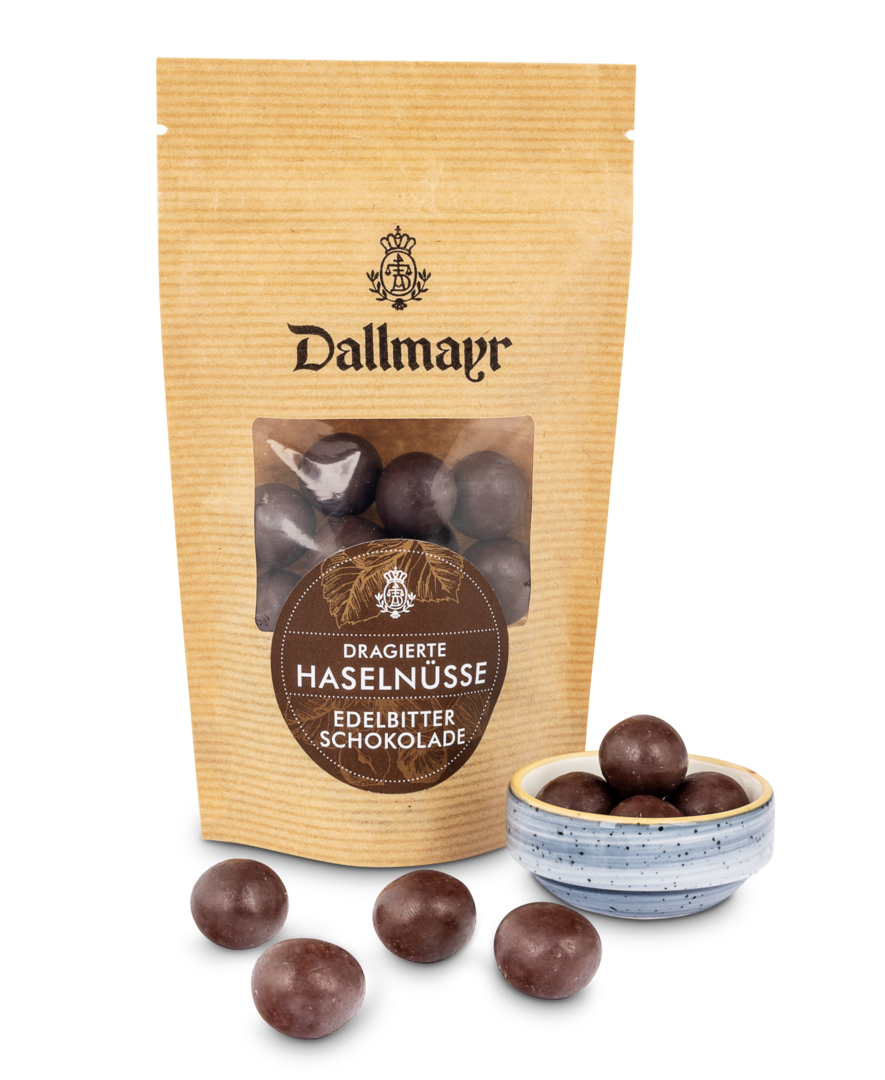 Haselnüsse in Edelbitterschokolade von Dallmayr Pralinenmanufaktur