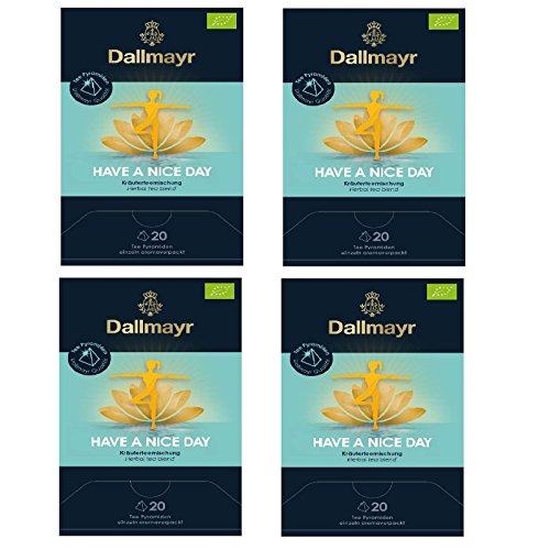 4 x Dallmayr Have a nice Day Bio Kräutertee 20 Pyramiden x 3g von Dallmayr