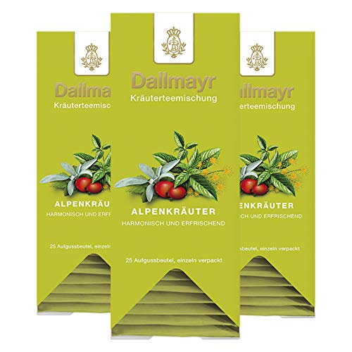 Dallmayr Alpenkräuter, 25 Aufgussbeutel 3er Pack Dallmayr Alpenkräuter, 25 Aufgussbeutel 3er Pack von Dallmayr
