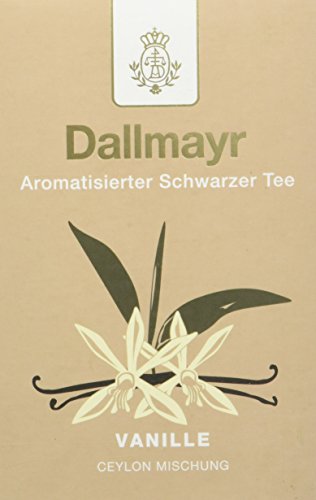 Dallmayr Aromatisierter Schwarztee - Vanille, 8er Pack (8 x 100 g ) von Dallmayr