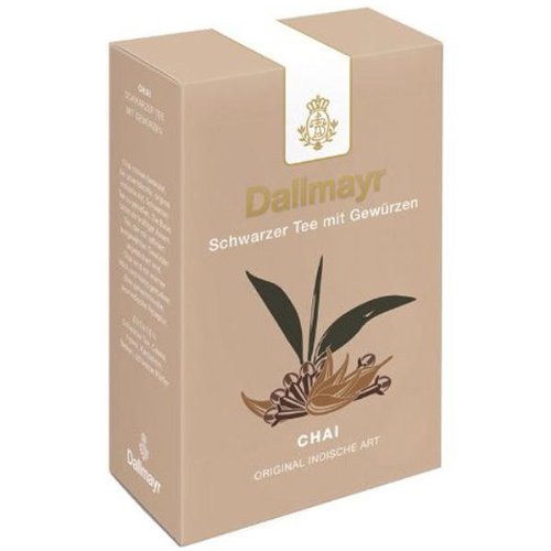 Dallmayr Ayurvedischer Schwarztee - Chai, Schwarzer Tee, Assam Tee, Ceylon Tee, Loser Tee, Kräftig, 100 g von Dallmayr