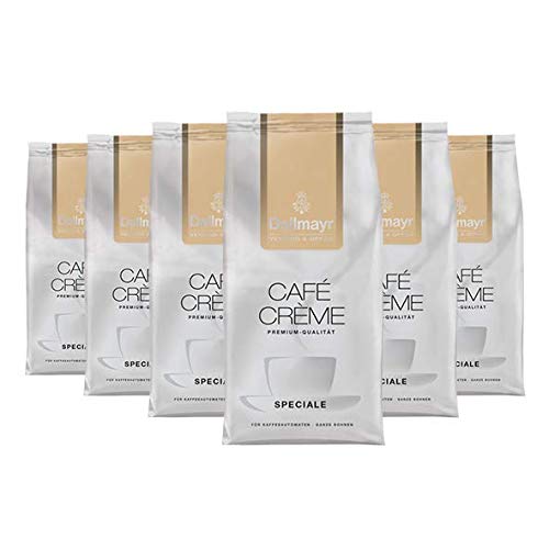 Dallmayr Cafe Creme - Gastro Premium Qualität - Speciale 1kg ganze Bohne, 6er Pack von Dallmayr