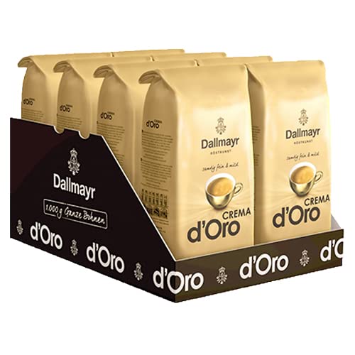 Dallmayr Crema d´Oro, Kaffeebohnen, 8000g (8x1kg) von Dallmayr