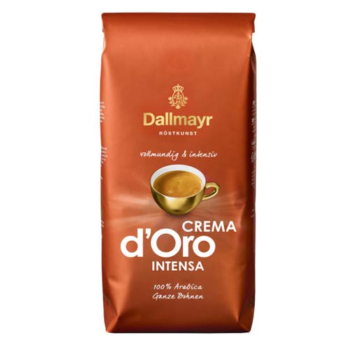 Dallmayr Crema d'Oro INTENSA Ganze Bohnen, 8x 1000g (8000g) - Kaffee von Dallmayr von Dallmayr