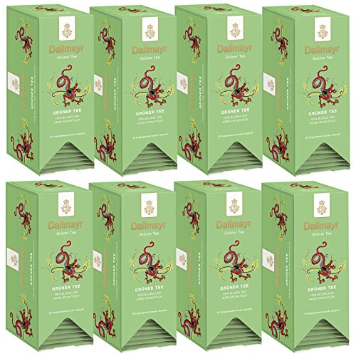 Dallmayr Grüner Tee Fein-Blumig Herb-Aromatisch 8 x 25 x 1,6g von Dallmayr