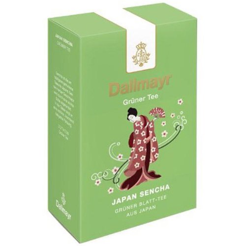 Dallmayr Grüner Tee - Japan Sencha, Grüner Tee, Japanischer Grüntee, Loser Tee, Fein/Herb, 100 g von Dallmayr