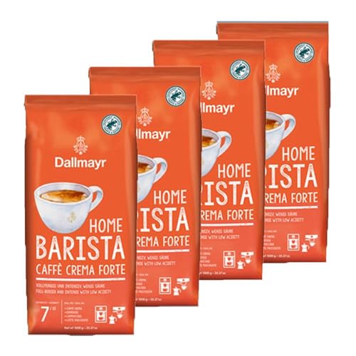 Dallmayr - Home Barista Caffè Crema Forte Bohnen - 4x 1kg von Dallmayr