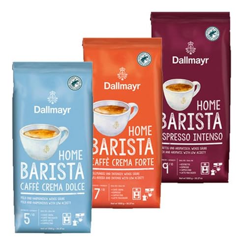 Dallmayr - Home Barista Probierpaket Bohnen - 3x 1kg von Dallmayr