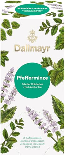 Dallmayr Tee Aufgussbeutel - Pfefferminz Tee, 1er Pack (1 x 43,75 g) von Dallmayr