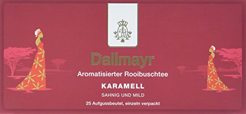 Dallmayr Tee Aufgussbeutel - Rooibuschtee Karamell, 2er Pack (2 x 43,75 g) von Dallmayr