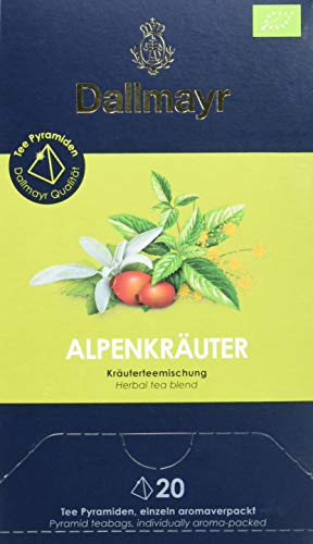 Dallmayr Teepyramide Alpenkräuter Bio, 1er Pack (1 x 50 g) von Dallmayr