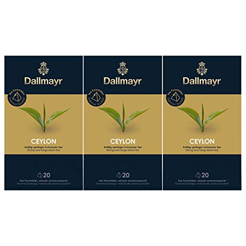 Dallmayr Teepyramide Ceylon, 3er Pack (3 x 50 g) von Dallmayr
