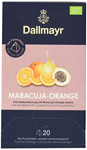 Dallmayr Teepyramide Maracuja/Orange Bio, 1er Pack (1 x 80 g) von Dallmayr