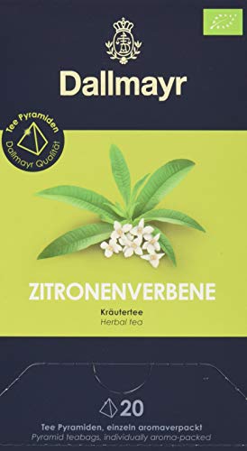 Dallmayr Teepyramide Zitronenverbene Bio, 1er Pack (1 x 44 g) von Dallmayr