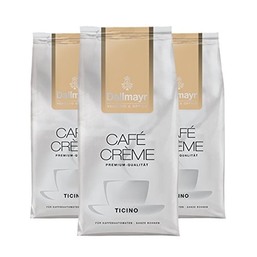 Dallmayr Vending & Office Café Crème Ticino, ganze Bohnen, 1000g, 3er Pack Dallmayr Vending & Office Café Crème Ticino, ganze Bohnen, 1000g, 3er Pack von Dallmayr