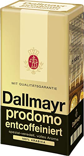 Dallmayr prodomo entcoffeiniert gemahlen, 500g 12er Pack Dallmayr prodomo entcoffeiniert gemahlen, 500g 12er Pack von Dallmayr