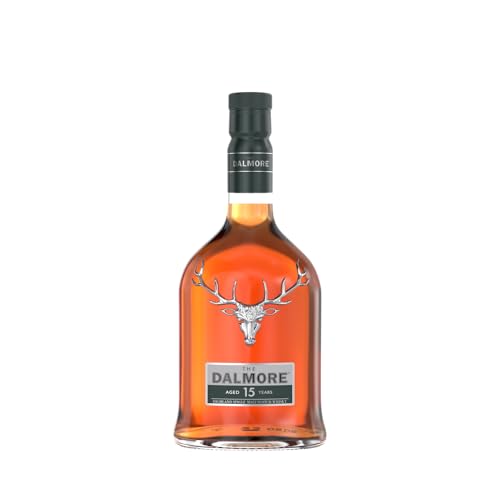 Dalmore 15 Jahre Single Malt Scotch Whisky mit Geschenkverpackung, Vanille, 700 ml (1er Pack) von Dalmore