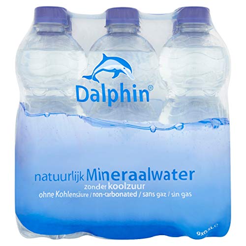 Dalphin Mineralwasser mit Kohlensäure 2 Multipacks x 9 PET-Flaschen x 50 cl von Dalphin