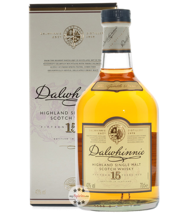 Dalwhinnie 15 Jahre Highland Single Malt Scotch Whisky (43 % vol., 0,7 Liter) von Dalwhinnie Distillery