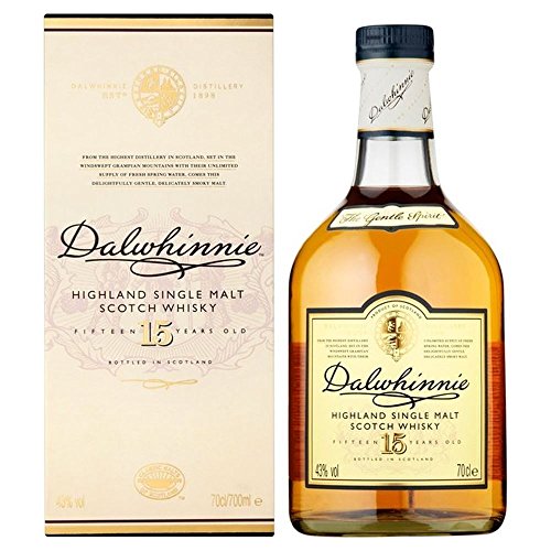 Dalwhinnie Single Highland Malt Whisky,15 Jahre alt 70cl - (Packung mit 6) von Dalwhinnie