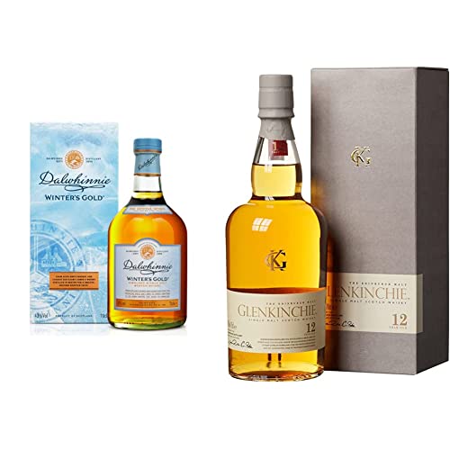 Dalwhinnie Winters Gold | Highland Single Malt Scotch Whisky | Preisgekrönter, aromatischer Bestseller | 43% vol | 700ml & Glenkinchie 12 Jahre | Single Malt Scotch Whisky | 43% vol | 700ml von Dalwhinnie