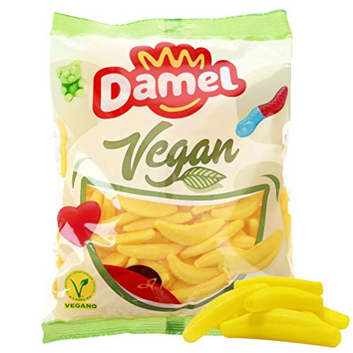 Bananen - Vegan Fruchtgummi Süssigkeiten I 1Kilo gelatinefreie Süssigkeiten … von Damel
