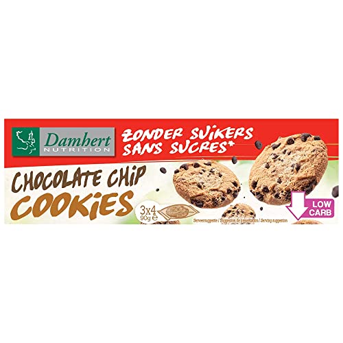 Zonder Suikers Chocolate Chip Cookies Ohne Zucker Zuckerfrei 12 Stück Zonder Suikers Chocolate Chip Cookies Ohne Zucker Zuckerfrei 12 Stück von Damhert Nutrition