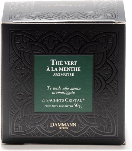 Dammann Frères - Grüner Tee mit Minze - 25 Cristal Beutel von Damman Frères