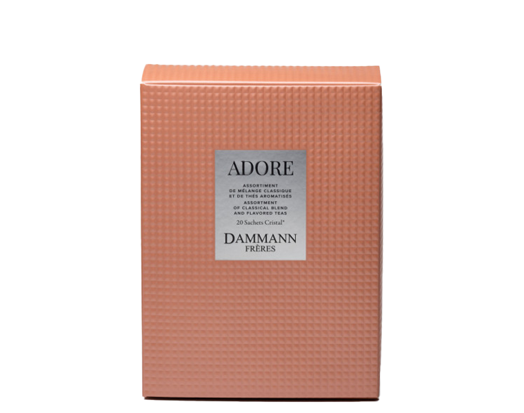 Coffret Adore - 20 heißversiegelte Teebeutel von Dammann Frères