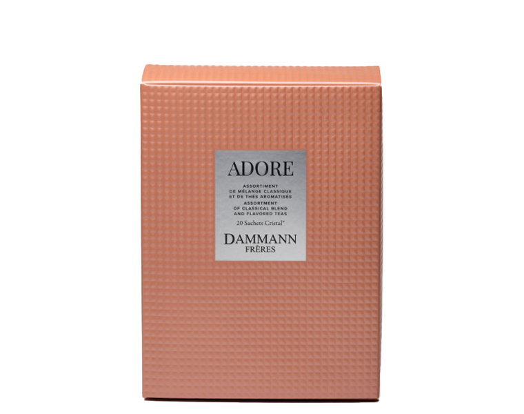 Coffret Adore - 20 heißversiegelte Teebeutel von Dammann Frères