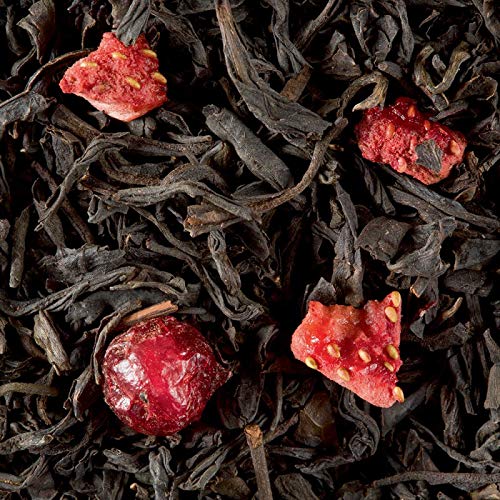 Dammann Freres Tee - Black tea - Schwarzer Tee 4 rote Früchte - 1Kg Tasche (Lose blatt) von Dammann Freres Tee