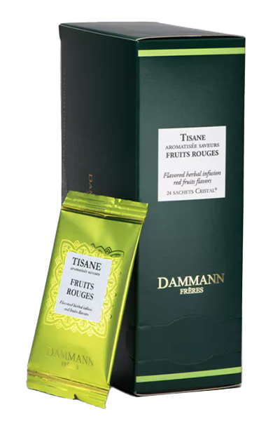 Kräutertee - 4 Rote Früchte - 24 versiegelte Teebeutel Kräutertee - 4 Rote Früchte - 24 versiegelte Teebeutel von Dammann Frères