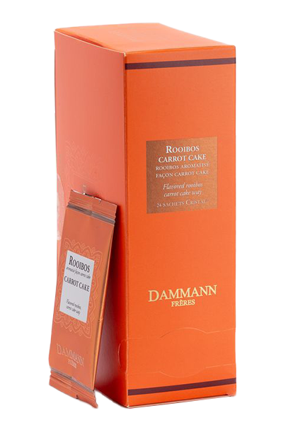 Rooibos - Karottenkuchen - 24 Beutel mit Heißsiegelung Rooibos - Karottenkuchen - 24 Beutel mit Heißsiegelung von Dammann Frères