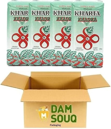 Damsouq® Multipack Yerba Mate Kharta Grün (5 x 250Gr) von Damsouq
