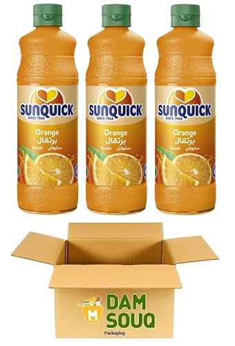Damsouq® Multipackung Sunquick Orangensirup (3x 700ML) von Damsouq