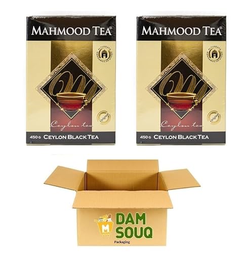 Damsouq® Multipak Mahmood Lose Teeblätter Schwarzer Tee (Ceylon) (2 x 450 GR) von Damsouq