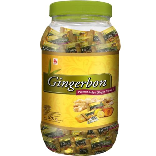 Gingerbon - Ingwer-Bonbon - Honig-Zitrone - 620 Gramm - (wiederverschließbar) von Damsouq